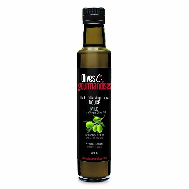 Huile d’olive 250ml - Régulière extra-vierge douce