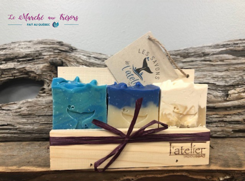 Kit cadeau  trio Perle de mer/Brise D&#39;Océan/Fleur de riz