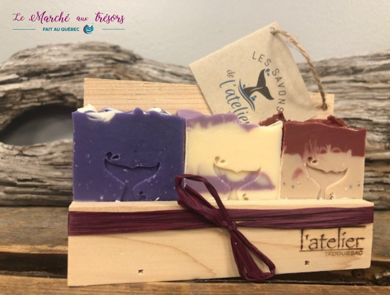 Kit  cadeau trio  - Sweat Pea/Magnolia/Canneberge