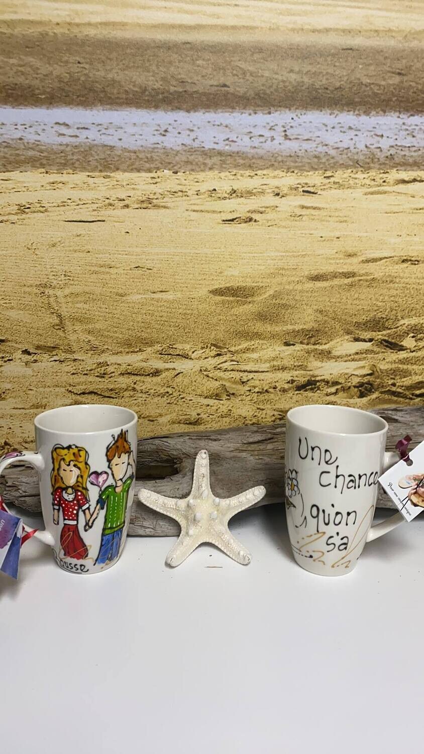 Tasse Une chance qu&#39;on s&#39;a