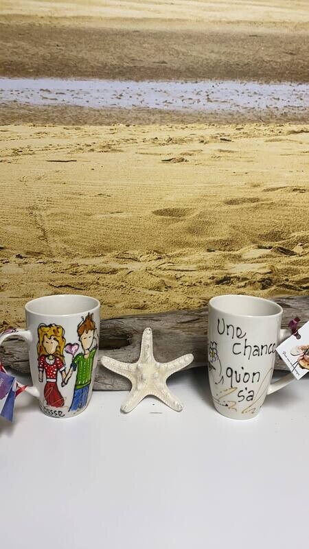 Tasse Une chance qu'on s'a Tasse Une chance qu'on s'a