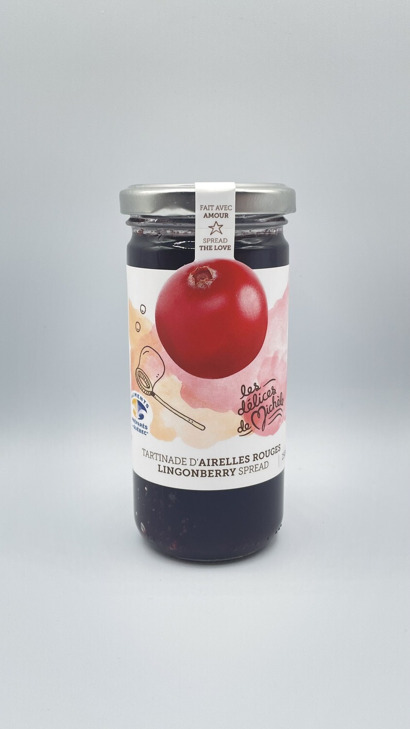 Tartinade 250 ml - Airelles rouges