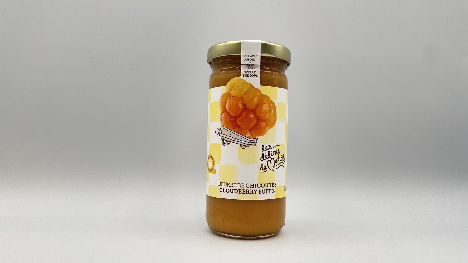 Tartinade 250 ml - Beurre de chicoutés