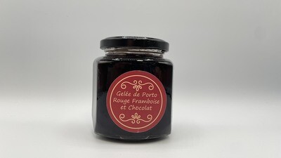 Gelée de porto rouge - Framboise et chocolat