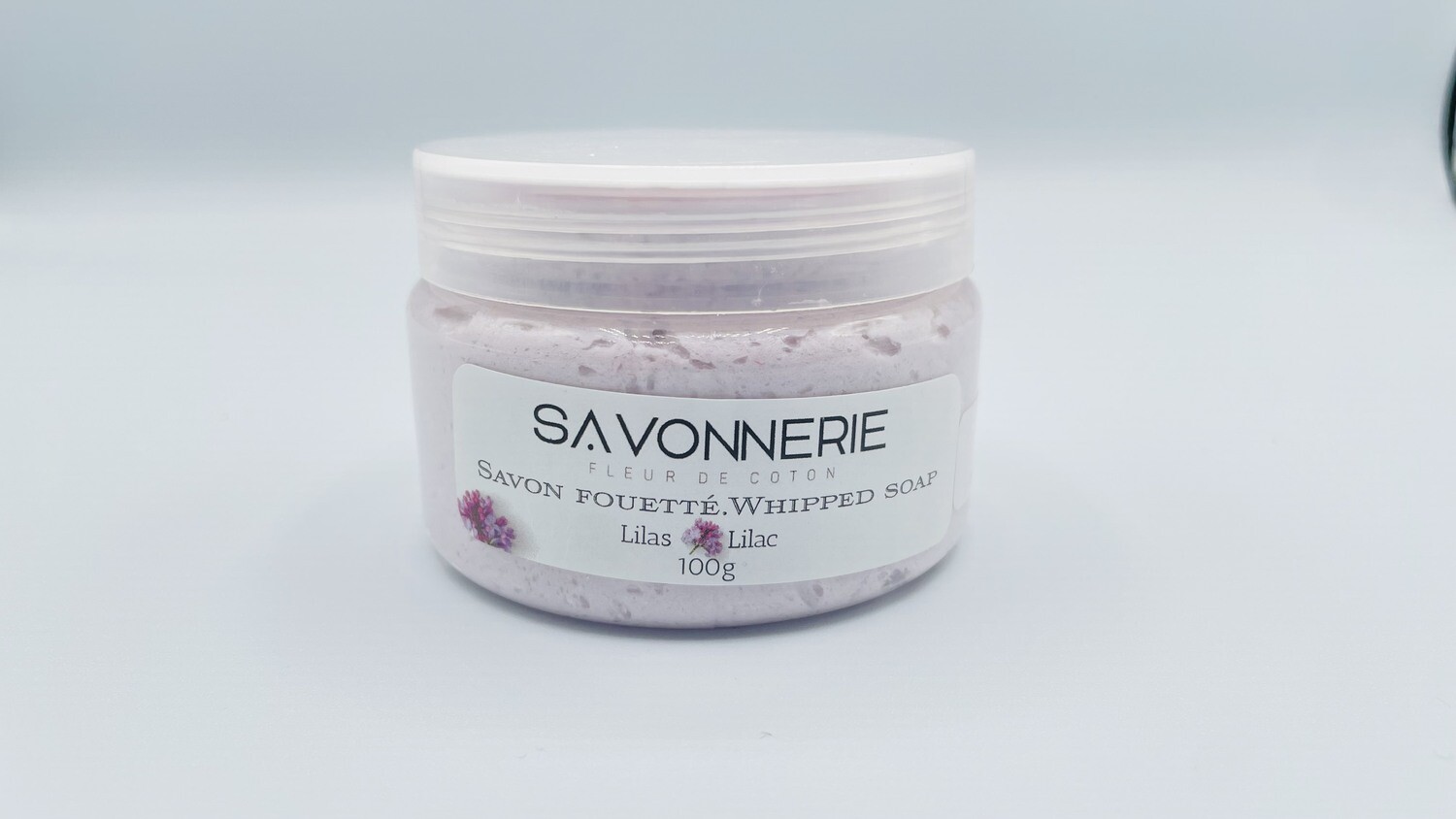 Savon fouetté - Lilas 100g