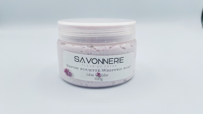 Savon fouetté - Lilas 100g