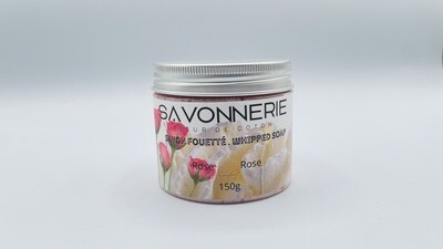 Savon fouetté - Rose 150g