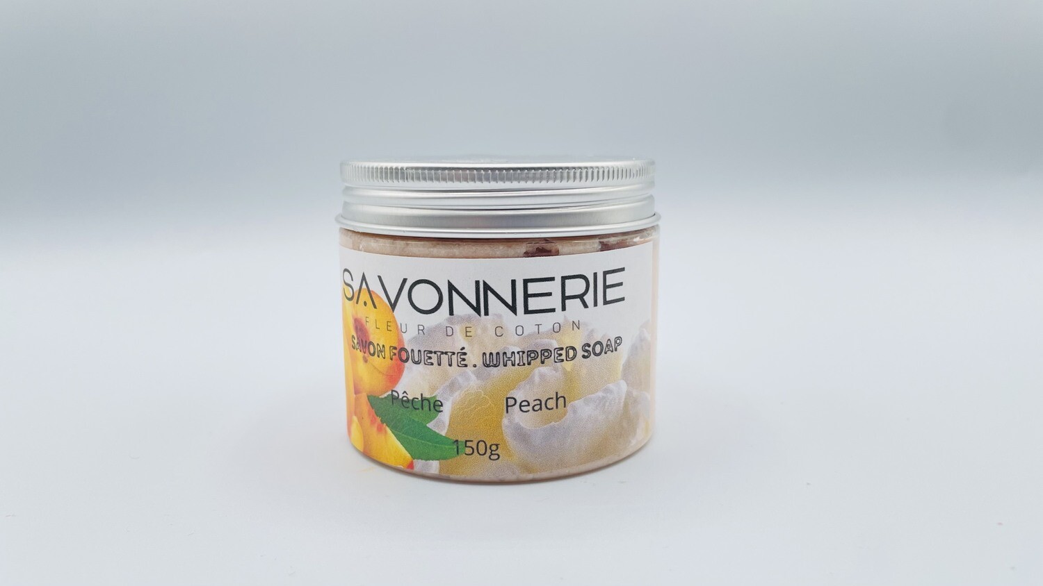 Savon fouetté - Pêche 150g