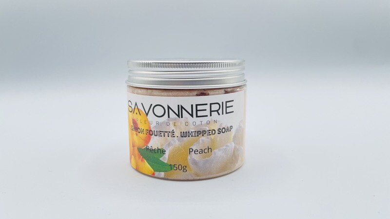 Savon fouetté - Pêche 150g
