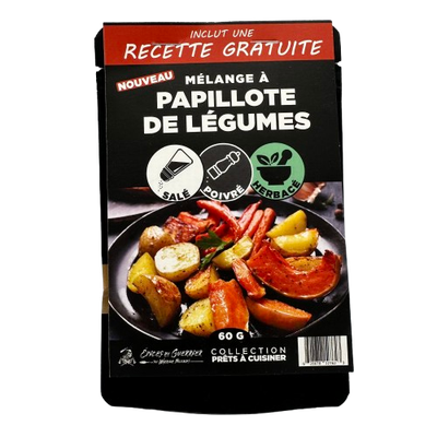 Mélange - Papilotte de légumes