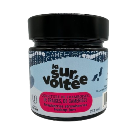 Confiture  212ml - fruits (Fraises,framboises,camerises)