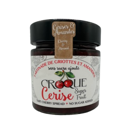 Tartinade - Cerises  et amandes