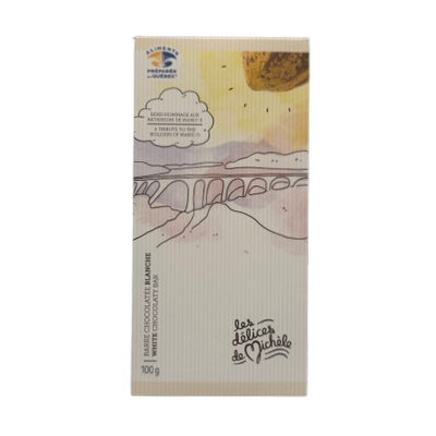 Barre de chocolat blanc - Barrage Manic 5 (C)