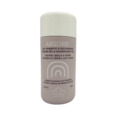 Déo en poudre et shampo sec 80 g - Absorbe argile