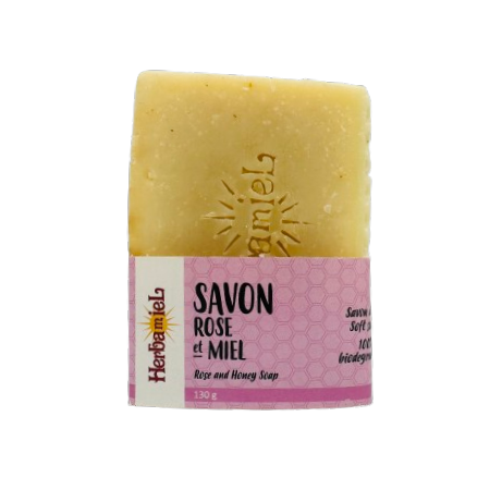 Savon 130g - Rose et miel