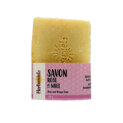Savon 130g - Rose et miel