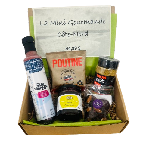 Boîte  Côte- Nord - Mini-gourmande Boîte  Côte- Nord - Mini-gourmande