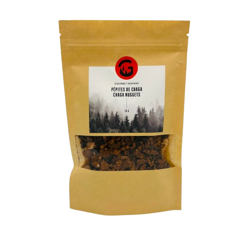 Pépites de chaga 70g Pépites de chaga 70g