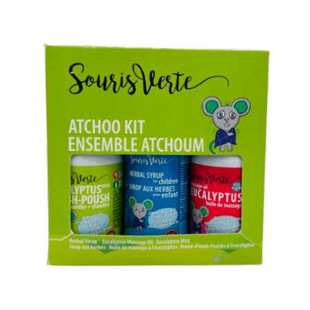 Ensemble Atchoum (Brume eucalyptus, sirop, massage)