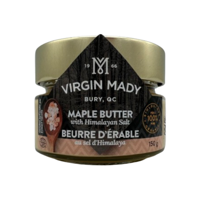 Beurre d'érable biologique 150 g - Sel d'Himalaya Beurre d'érable biologique 150 g - Sel d'Himalaya