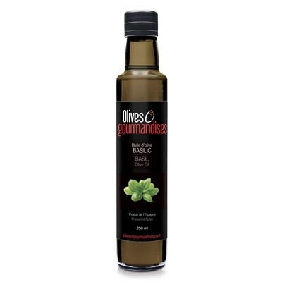 Huile d'olive 250ml  - Basilic