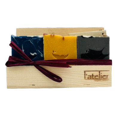 Ensemble cadeau - Trio savons de l'Atelier Tadoussac
