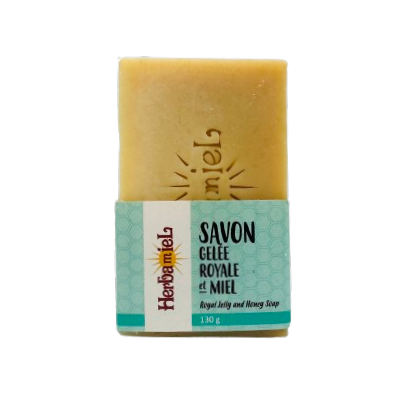 Savon 130g - Gelée royale -miel Savon 130g - Gelée royale -miel