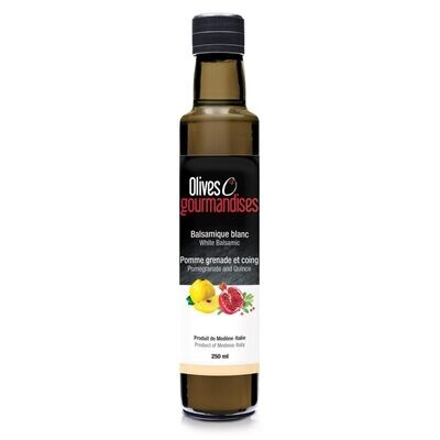 Balsamique blanc 250ml - Pomme grenade et coing Balsamique blanc 250ml - Pomme grenade et coing