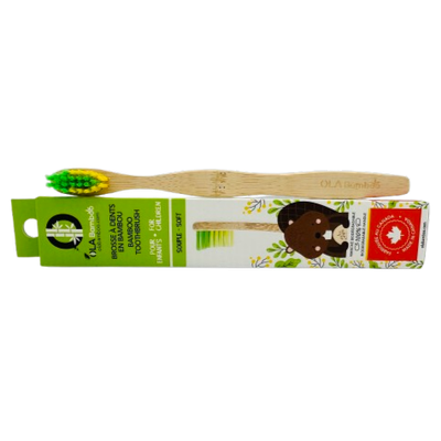 Brosse à dent en bambou - enfant