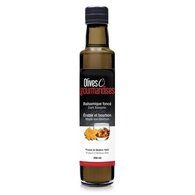 Balsamique foncé 250ml - Érable et bourbon Balsamique foncé 250ml - Érable et bourbon
