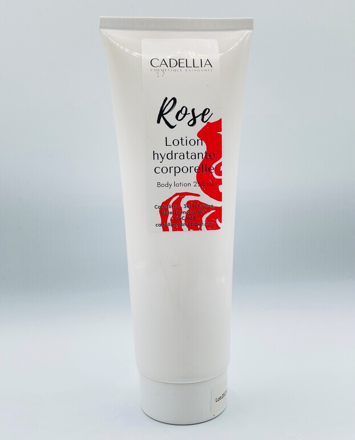 Lotion hydratante corporelle, Parfum naturel: Rose