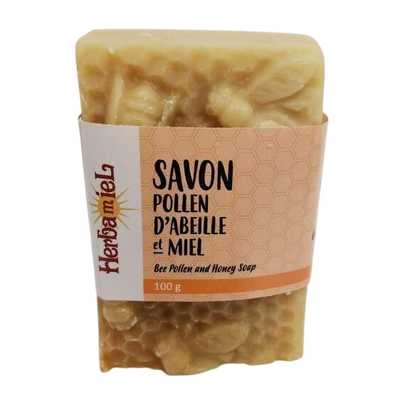 Savon 100g - Pollen d'abeilles-miel Savon 100g - Pollen d'abeilles-miel