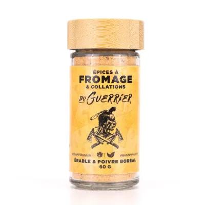Assaisonnement à fromage en grains - Érable-poivre Assaisonnement à fromage en grains - Érable-poivre