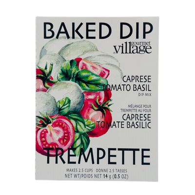 Trempette chaude - Caprese tomate-basilic