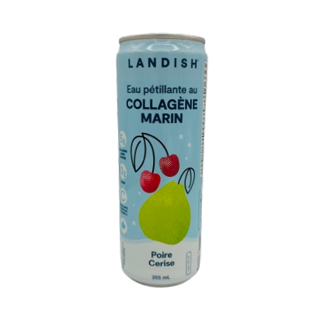 CollagÚne marin - Eau pétillante - Poire, cerise CollagÚne marin - Eau pétillante - Poire, cerise