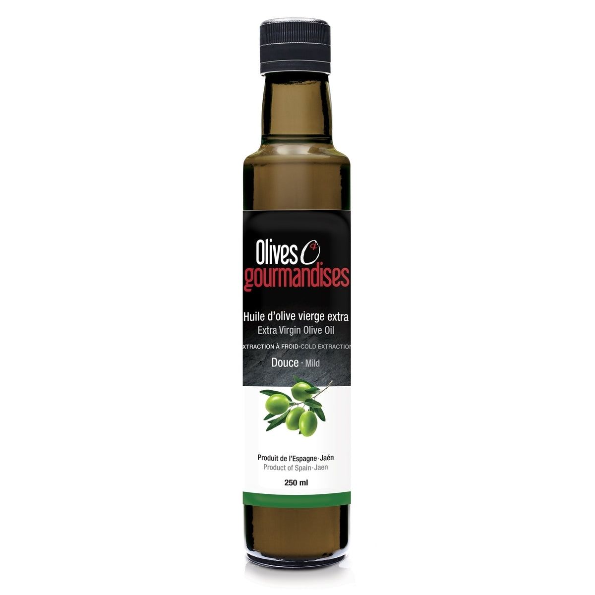 Huile d'olive 500ml - Régulière Extra-vierge douce