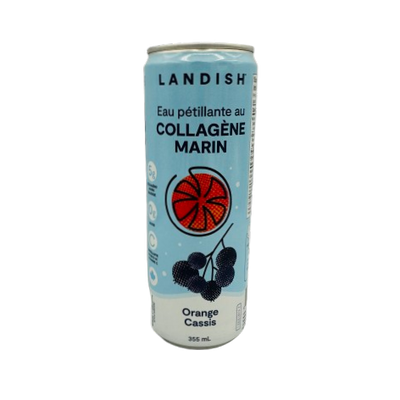 Collagène marin - Eau pétillante - Orange et cassis