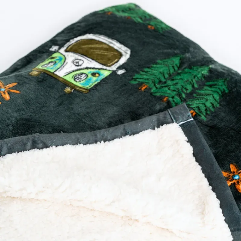 Couverture sherpa - Grand lit