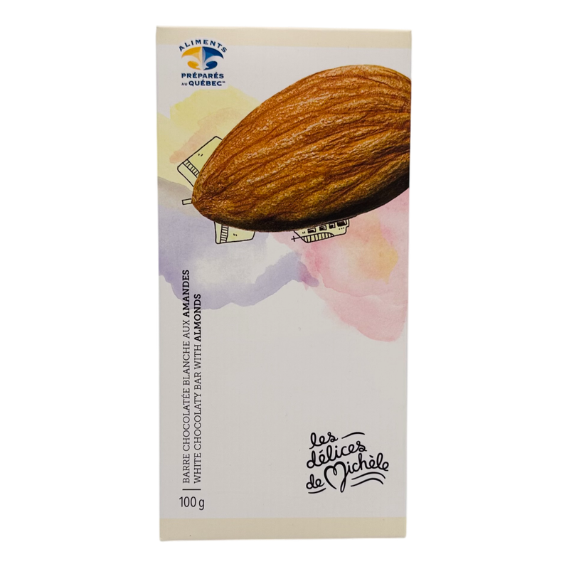 Barre chocolat noir - Amandes (C)