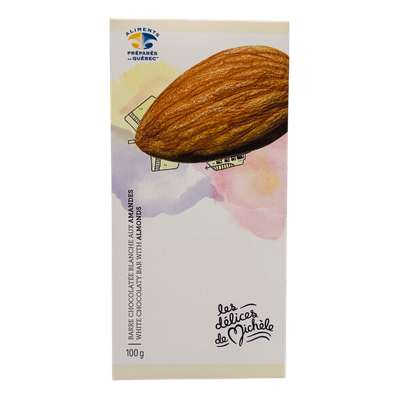 Barre chocolat noir - Amandes (C) Barre chocolat noir - Amandes (C)