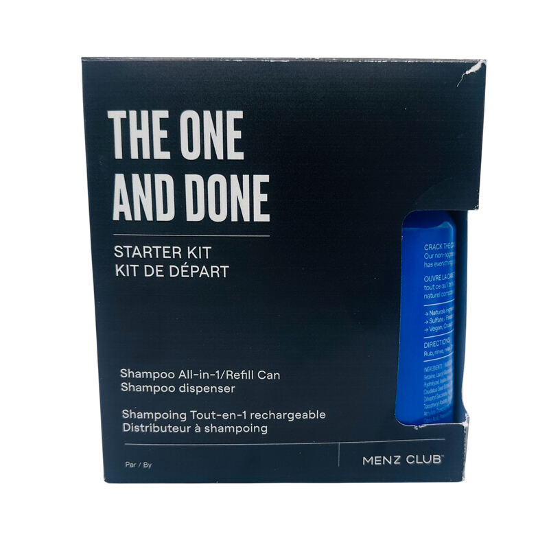 Kit distributeur et shampoing 300ml - Menz club Kit distributeur et shampoing 300ml - Menz club