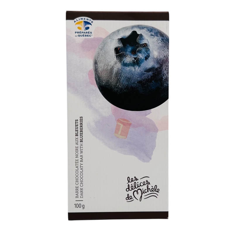 Barre Chocolat Noir - Bleuets (C)