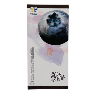 Barre Chocolat Noir -  Bleuets (C)