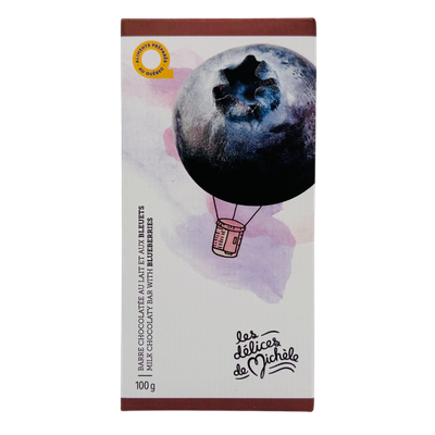 Barre Chocolat Noir -  Bleuets (C)