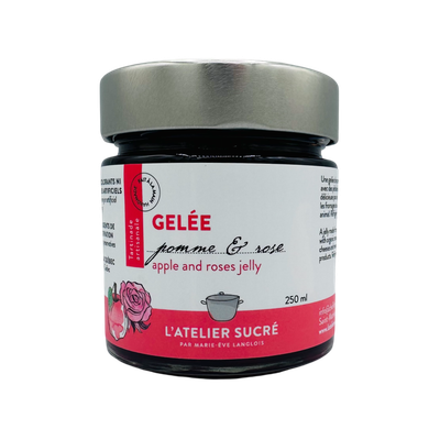 Gelée - Pomme et rose 250ml Gelée - Pomme et rose 250ml
