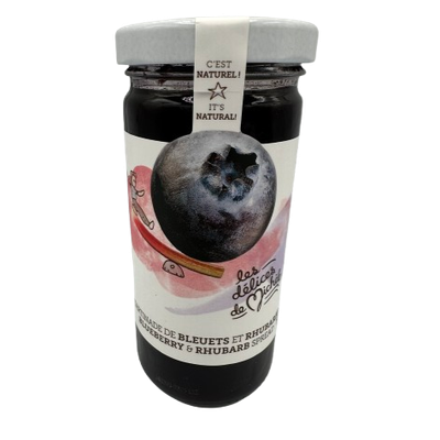 Tartinade 250ml- Bleuets et rhubarbes Tartinade 250ml- Bleuets et rhubarbes