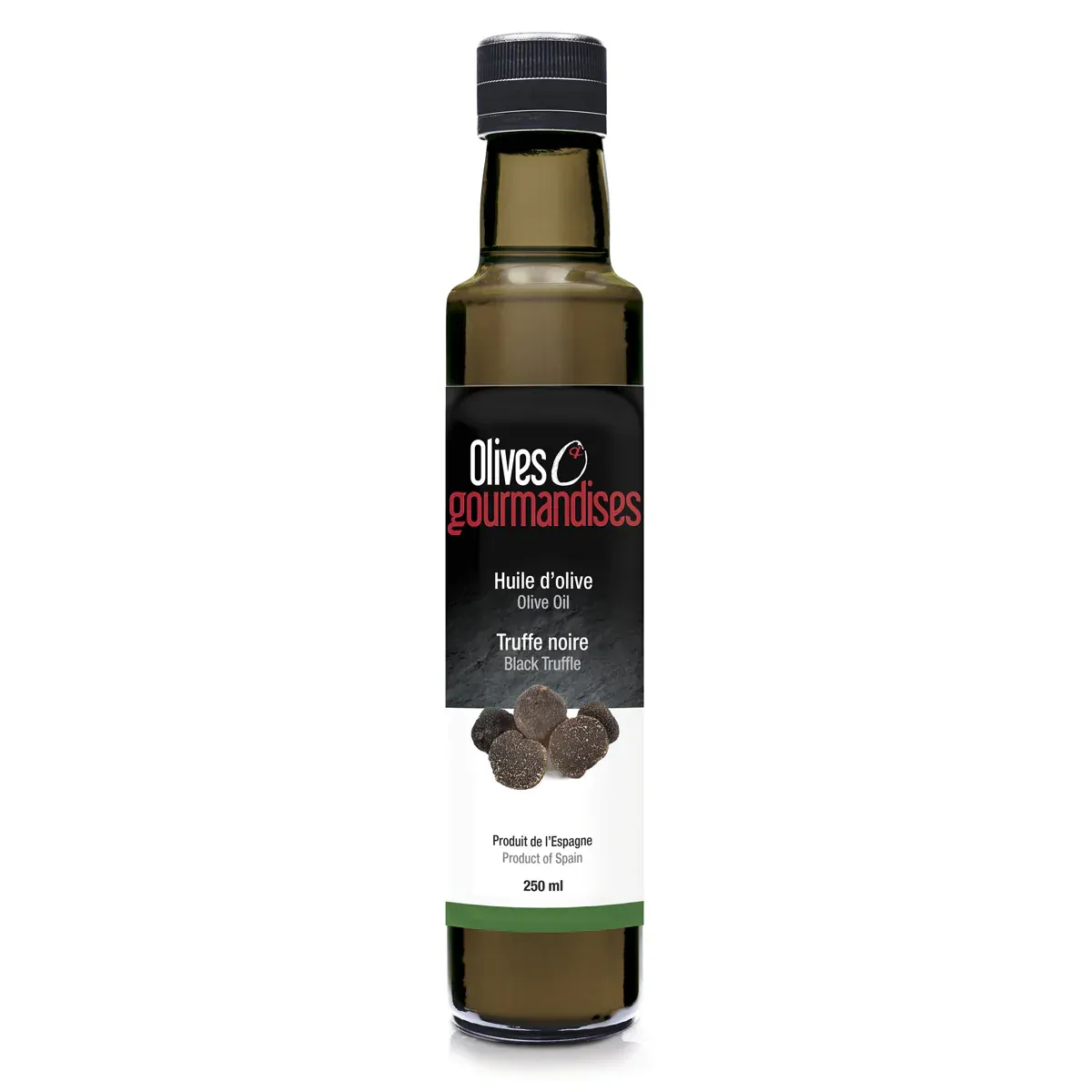 Huile d'olive 250ml - Truffes noires