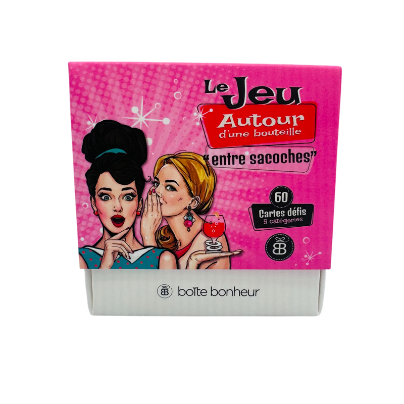 Jeu autour d'une bouteille - Entre sacoches Jeu autour d'une bouteille - Entre sacoches