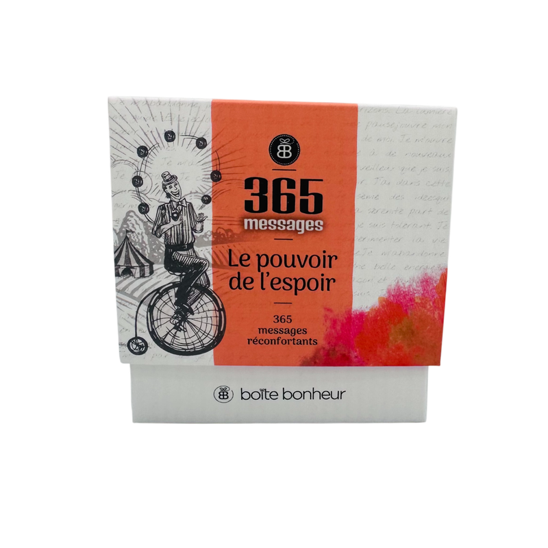 Boîte bonheur - Pouvoir de l'espoir Boîte bonheur - Pouvoir de l'espoir
