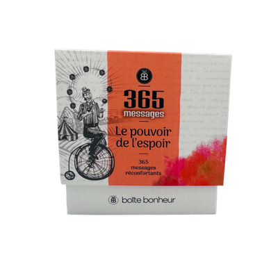 Boîte bonheur - Pouvoir de l'espoir Boîte bonheur - Pouvoir de l'espoir